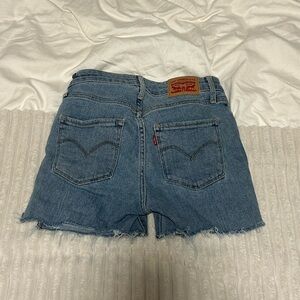 Levi's High Waisted Jean Shorts